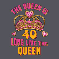 The Queen Is 40 Long Live The Queen Vintage Hoodie | Teevron