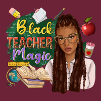 Black Teacher Magic With Afro Long Sleeve Tee | Teevron