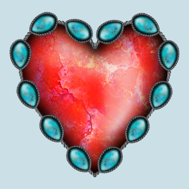 Gemstone Red Heart Ladies Tee by Jasminsmagicworld | Teevron