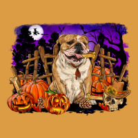Halloween English Bulldog Urban Heavy Tee | Teevron