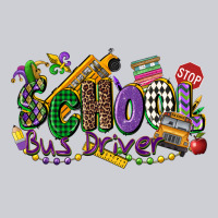 School Bus Driver Mardi Gras Heavyweight Sweatshirt | Teevron