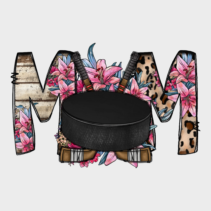 Mom Hockey Flower Urban Hoodie by RacoonDesign | Teevron