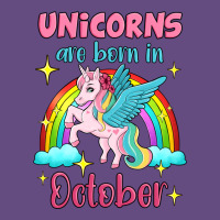 Unicorns Are Born In October Vintage Hoodie | Teevron