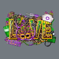 Mardi Gras Love Nurse Heavyweight Sweatshirt | Teevron