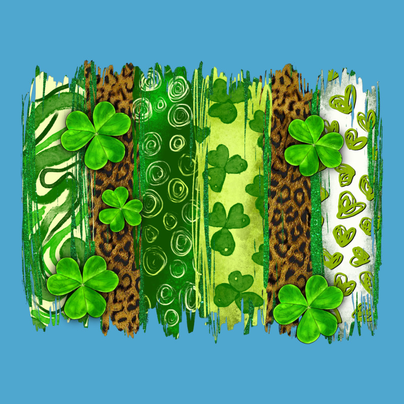 St Patrick's Day Brushstrokes Premium Hoodie by RanaPortraitStore | Teevron