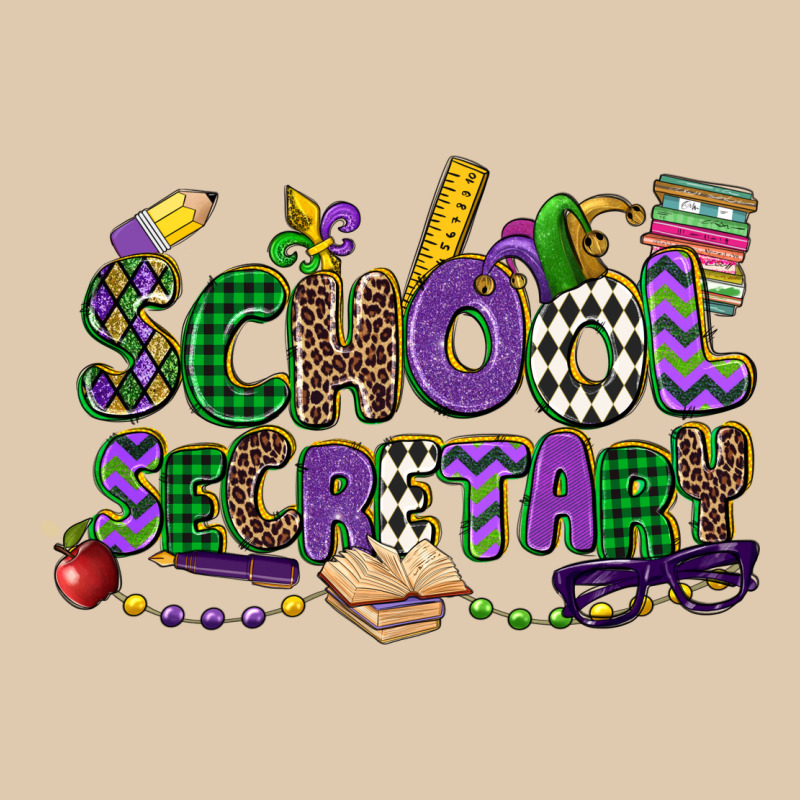 School Secretary Mardi Gras Heavyweight Sweatshirt by CowGirlArtShop | Teevron