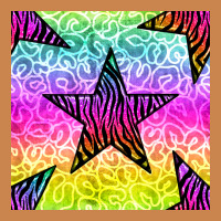 Zebra Glitter Star Seamless Pattern Heavyweight Hoodie | Teevron