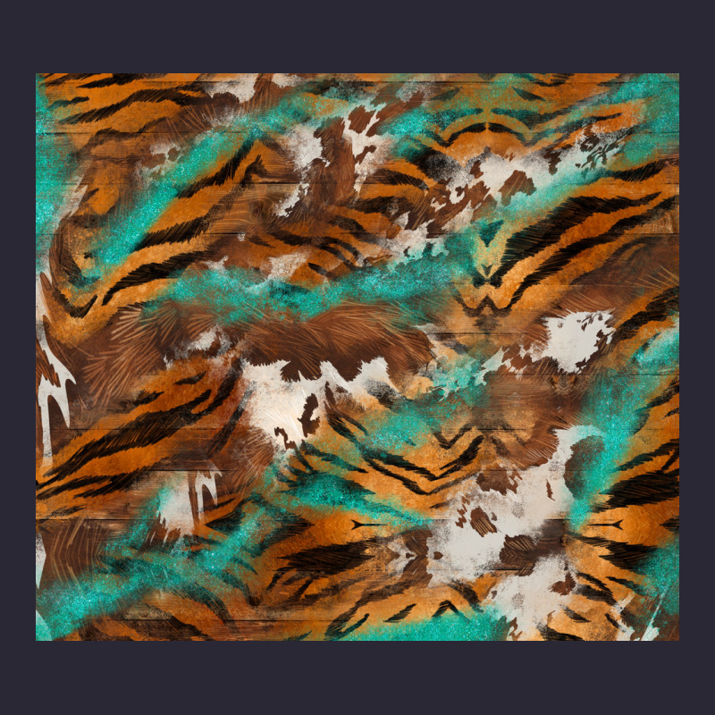 Tiger Cowhide Tumbler Vintage Tee by BarkalooDesign | Teevron