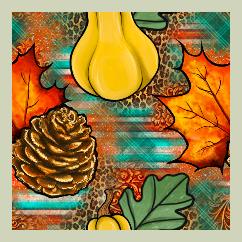 Fall Pumpkins Seamless Pattern Heavyweight Hoodie by BundleAndBundleShop | Teevron