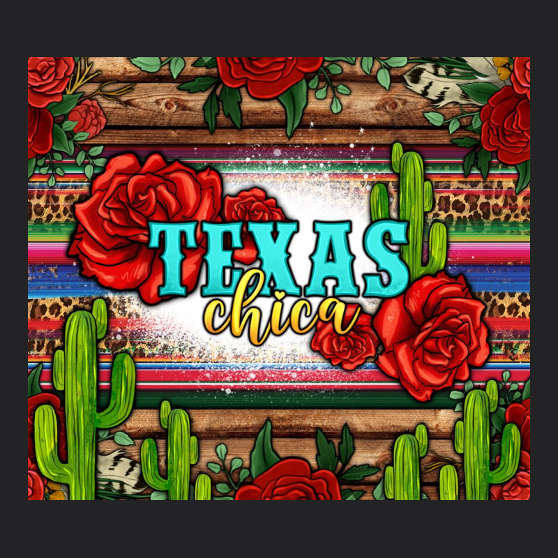 Texas Chica With Roses Vintage Tee by Jasminsmagicworld | Teevron