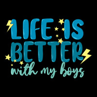 Life Is Better With My Boys Heavy Core Tee | Teevron