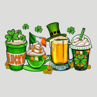 St. Patrick's Day Coffee Cups Zipper Hoodie | Teevron