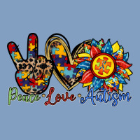 Peace Love Autism Sunflower Urban Hoodie | Teevron