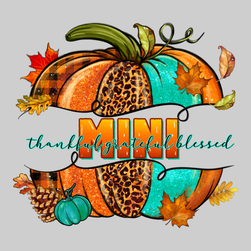 Thankful Grateful Blessed Mini Pumpkin Premium Tee by NancyCooperArtShop | Teevron