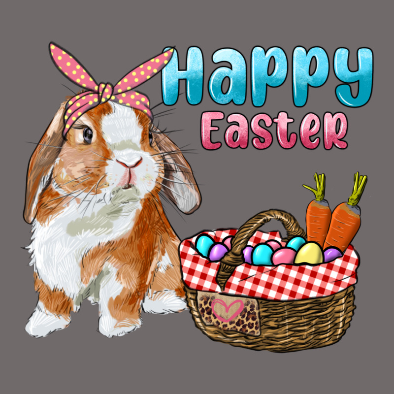 Happy Easter Bunny And Egg Basket Urban Heavy Tee by RanaPortraitStore | Teevron