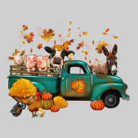 Fall Farm Animals Truck Nancy Premium Tee | Teevron