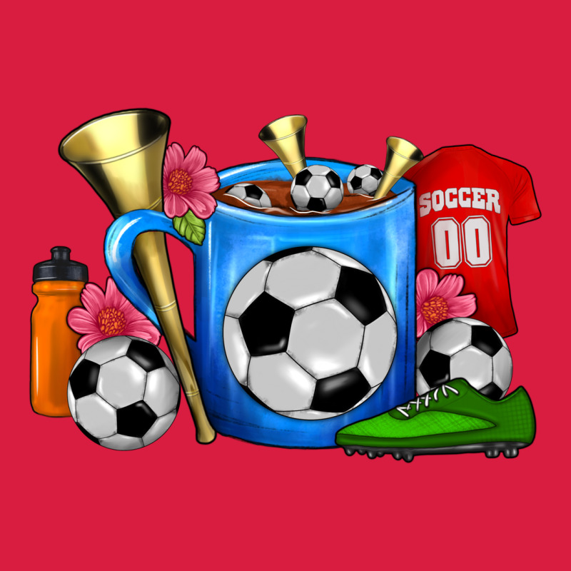 Soccer Coffee Mug Premium Hoodie by FaDigitalArtStudio | Teevron