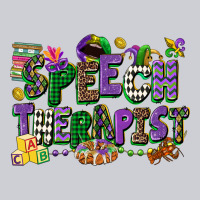 Speech Therapist Mardi Gras Cowgirl Heavyweight Sweatshirt | Teevron