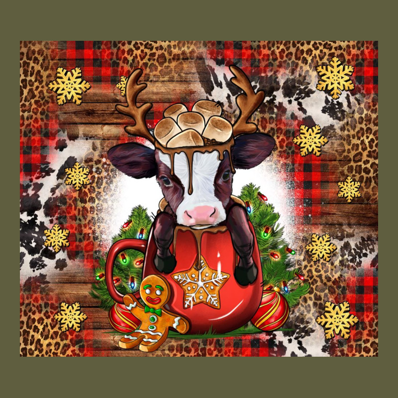Christmas Baby Cow Hot Cocoa Vintage Tee by Jasminsmagicworld | Teevron