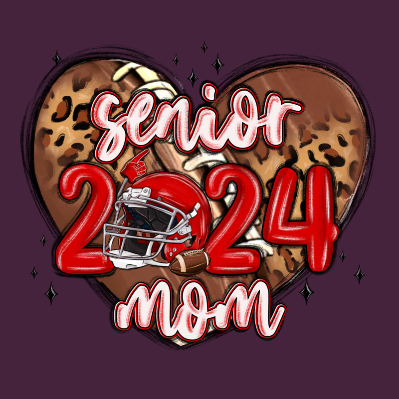 Senior 2024 Mom Football Premium Tee by MaliasSmallBusiness | Teevron