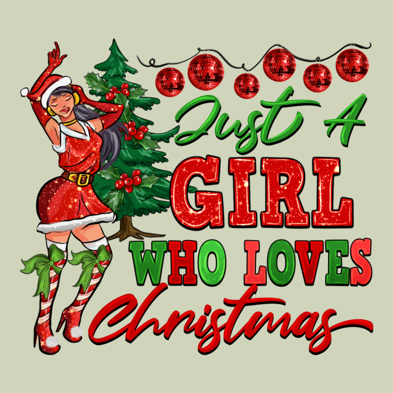 Just A Girl Who Loves Christmas Heavyweight Hoodie by FaDigitalArtStudio | Teevron