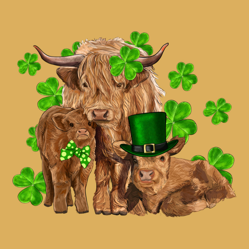 St Patrick's Day Cow Family Premium Hoodie by RanaPortraitStore | Teevron