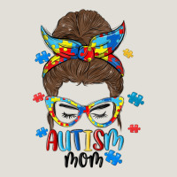 Messy Bun Autism Mom Heavy Core Tee | Teevron