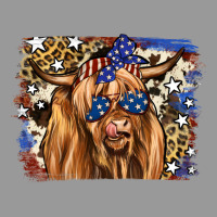 4th Of July Highland Cattle Vintage Hoodie | Teevron