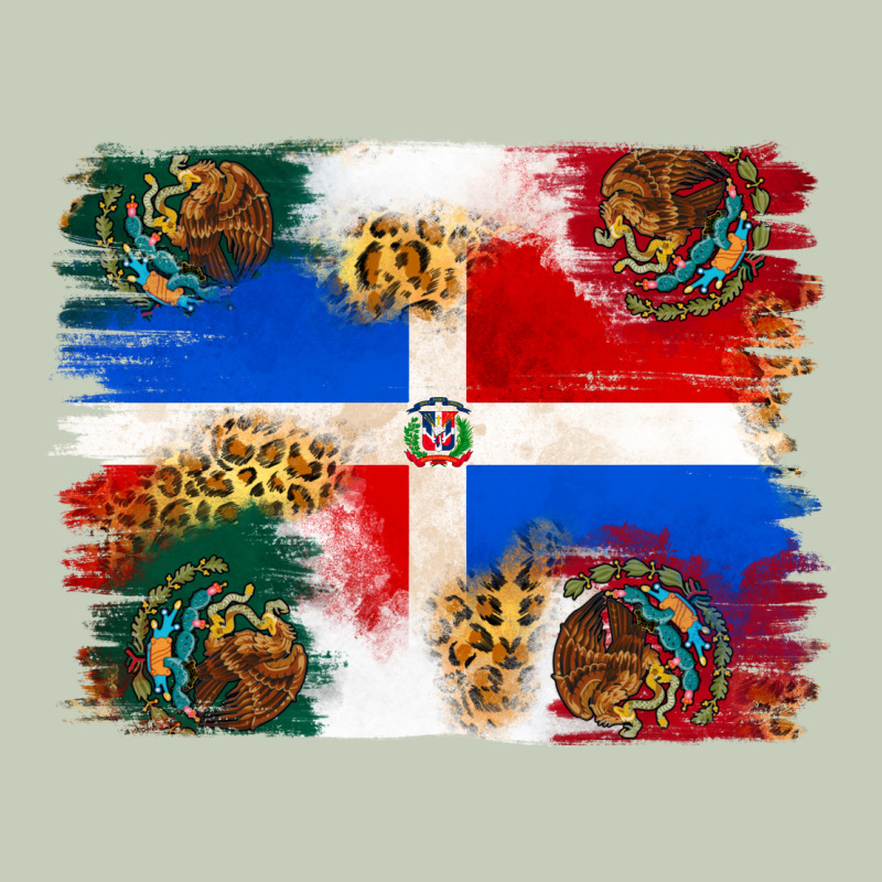 Mexican And Puerto Rico Flag Long Sleeve Tee by texasbilliewilder | Teevron