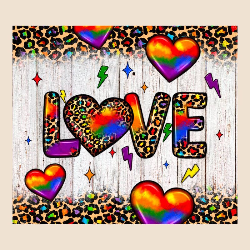 Love Hearts Pride Tumbler Urban Heavy Tee by JahusDesignShop | Teevron