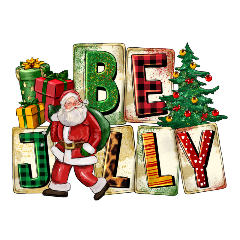 Be Jolly Santa Christmas Premium Sweatshirt by FaDigitalArtStudio | Teevron