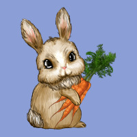 Happy Easter With Bunny And Carrot Long Sleeve Tee | Teevron