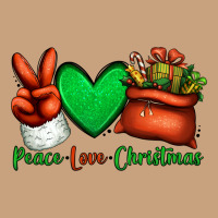 Peace Love Christmas Santa Claus Hand Vintage Tee | Teevron
