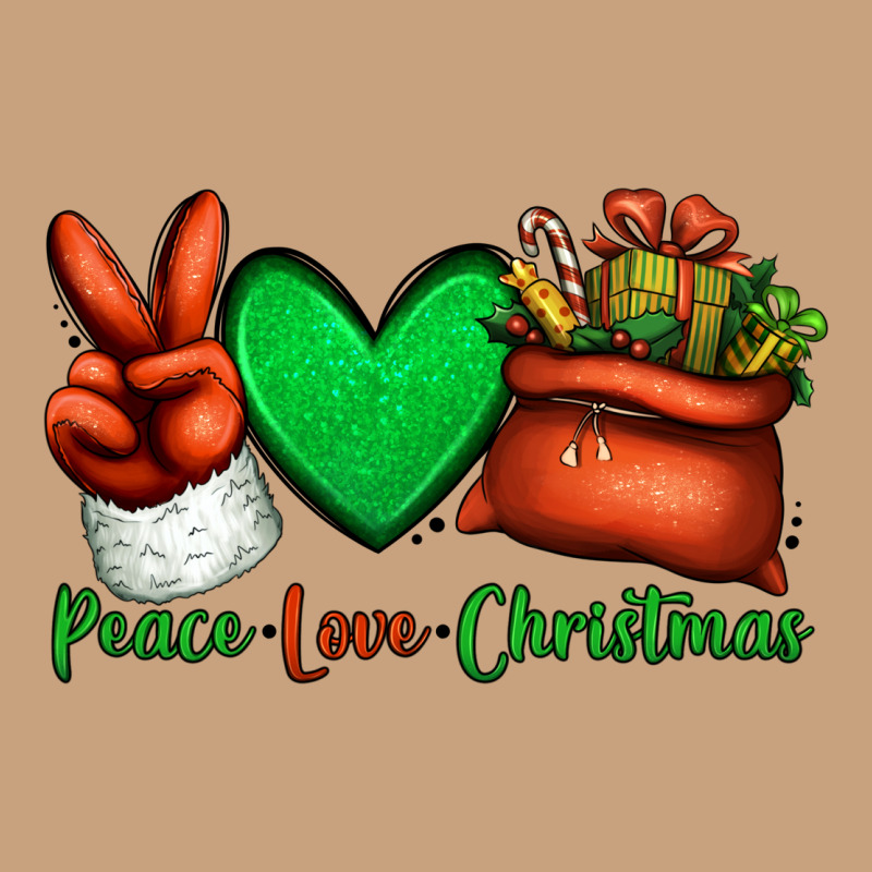Peace Love Christmas Santa Claus Hand Vintage Tee by Jasminsmagicworld | Teevron