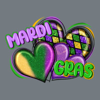 Mardi Gras Heart Heavyweight Sweatshirt | Teevron