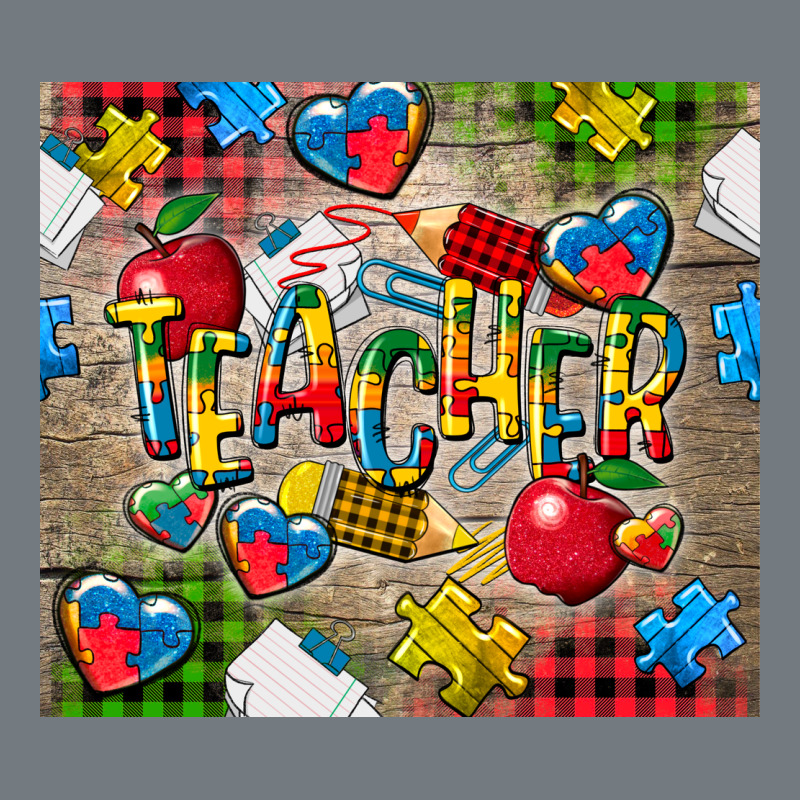 Teacher Autism Heavyweight Sweatshirt by CowGirlArtShop | Teevron