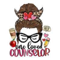 messy bun one loved counselor | Teevron