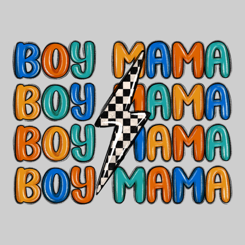 Boy Mama Lightning Bolt Premium Tee by MaliasSmallBusiness | Teevron
