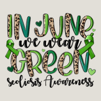 In June We Wear Green Scoliosis Awareness Heavy Core Tee | Teevron