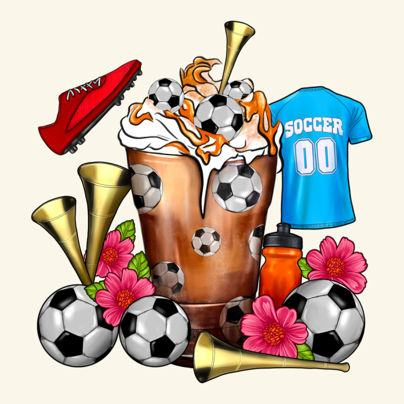 Soccer Cold Drink Frappe Premium Hoodie by FaDigitalArtStudio | Teevron
