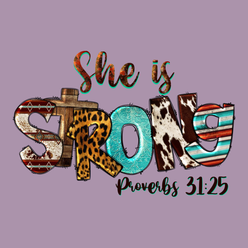 She Is Strong Proverbs 31 25 Heavyweight Hoodie by FaDigitalArtStudio | Teevron