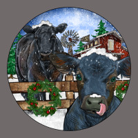 Black Angus Cattle And Calf Christmas Urban Heavy Tee | Teevron