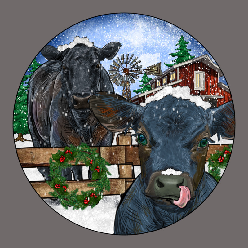 Black Angus Cattle And Calf Christmas Urban Heavy Tee by RanaPortraitStore | Teevron