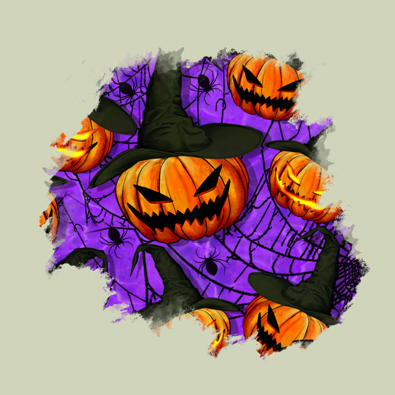 Halloween Pumpkin Patch  1 Heavyweight Hoodie by BundleAndBundleShop | Teevron