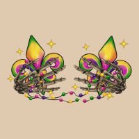 Skeleton Hands Mardi Gras Heavyweight Sweatshirt | Teevron