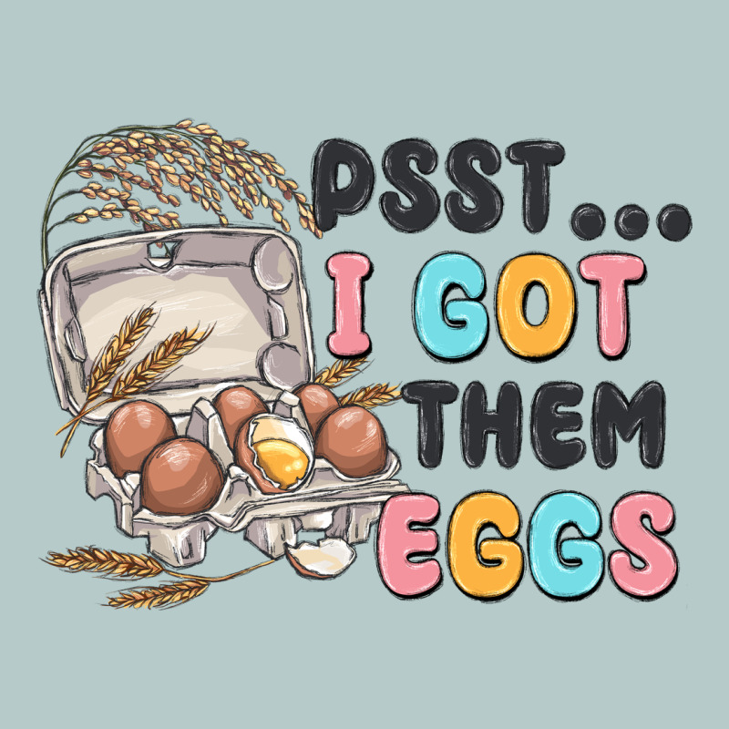 Psst I Got Them Eggs Heavy Core Tee by MaliasSmallBusiness | Teevron