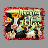 Hanging With My Heifers Holstein Cows Vintage Hoodie | Teevron