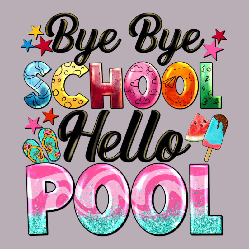 Bye Bye School Hello Pool Vintage Tee by BarkalooDesign | Teevron