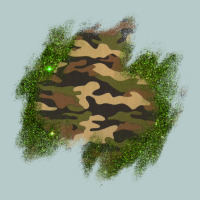 Camouflage Glitter Patch Heavy Core Tee | Teevron