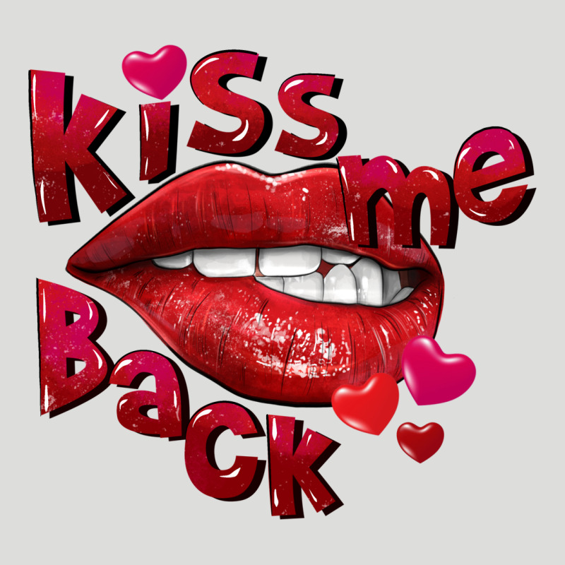 Kiss Me Back Valentine's Day Zipper Hoodie by FaDigitalArtStudio | Teevron